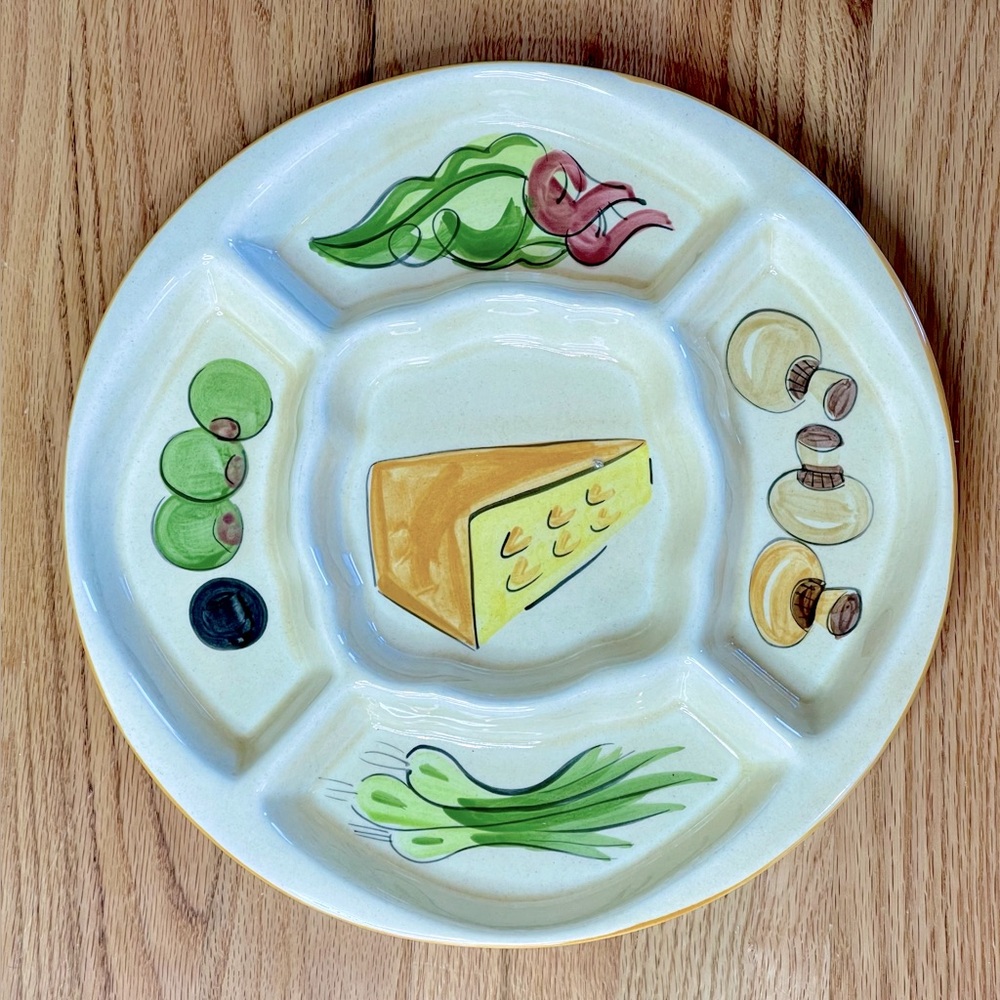 Handmade MCM cheese platter
